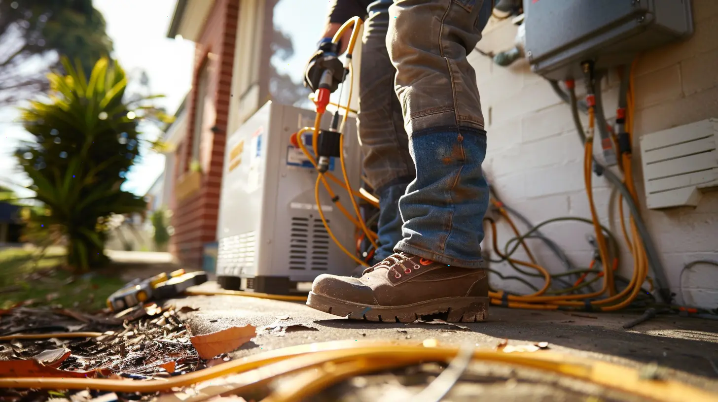 Outdoor switchboard work